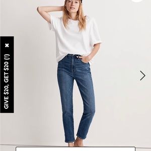BNWT Madewell Perfect Vintage Jean